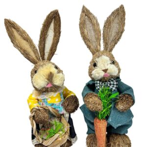 SET PAREJA DE CONEJOS DE PASCUA ¡OFERTA PRÉ VENTA!