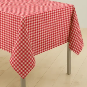 MANTEL ESCOCÉS ROJO 140x180