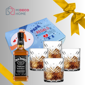 KIT DRINK BOX WHISKY + VASOS ¡OFERTA DÍA DEL PADRE!