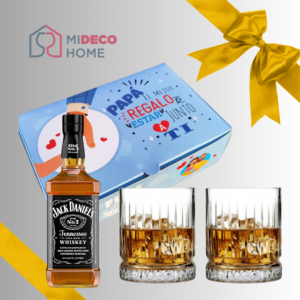 KIT DRINK REGALO VASOS + WHISKY ¡REMATE NAVIDAD!