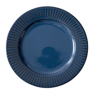PLATO LLANO DE FONDO AZUL 27CM