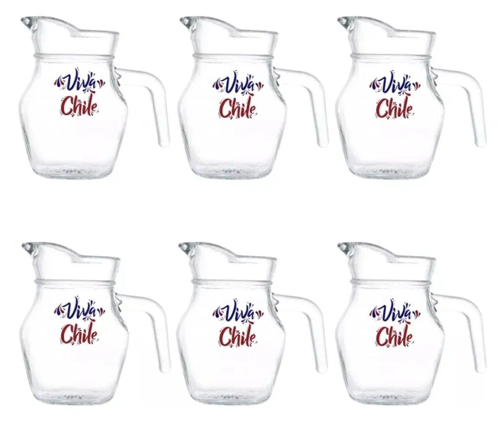 SET CON 6 VASOS LORITO PARA TERREMOTO ¡ REMATE ULTIMAS UNIDADES!