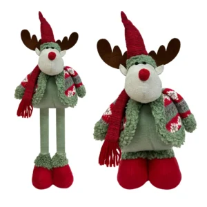 MUÑECO RENO PATAS LARGAS 60CM NAVIDAD