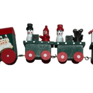 TREN DE MADERA NAVIDEÑO