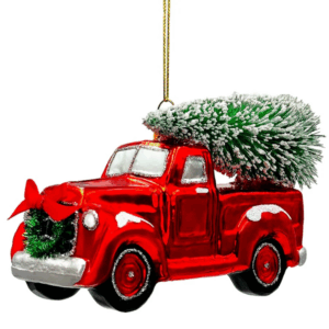 COLGANTE PARA ARBOL DE NAVIDAD CAMIONETA