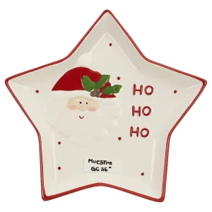 PLATO DE NAVIDAD PARA DULCES/ GALLETAS 27CM