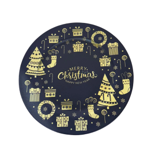 PLATO BASE DISEÑO NAVIDAD 32CM