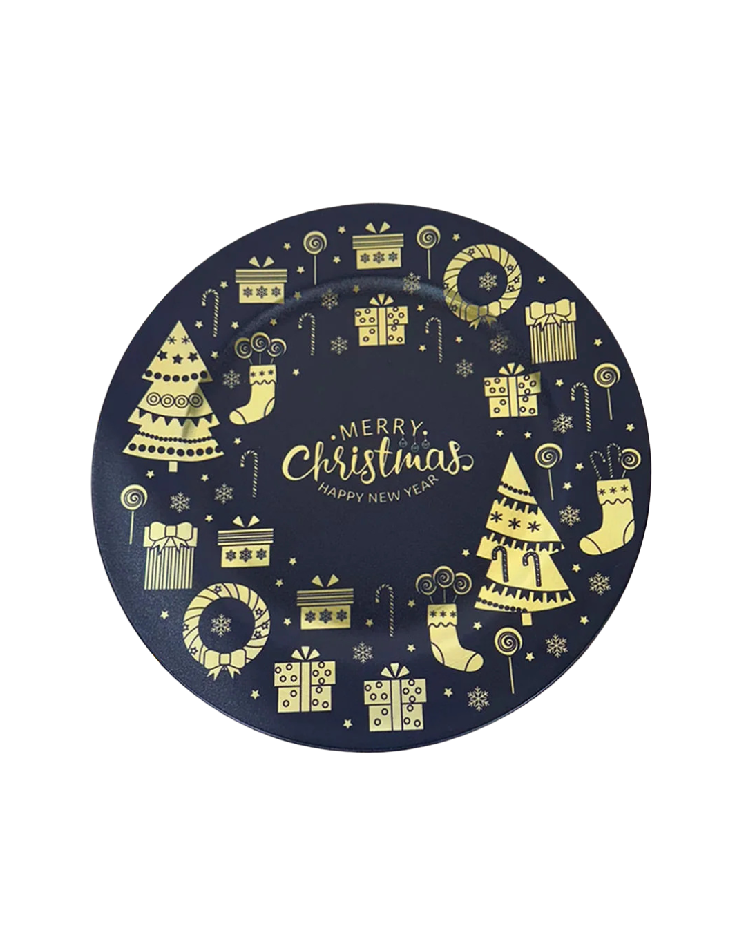 PLATO BASE DISEÑO NAVIDAD 32CM