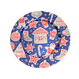 PLATO BASE DISEÑO NAVIDAD 32CM