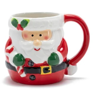 TAZA DE CERAMICA PASCUERO SANTA CLAUS