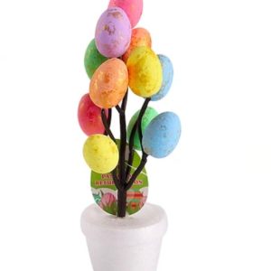 MACETA HUEVOS DE PASCUA 8X25CM