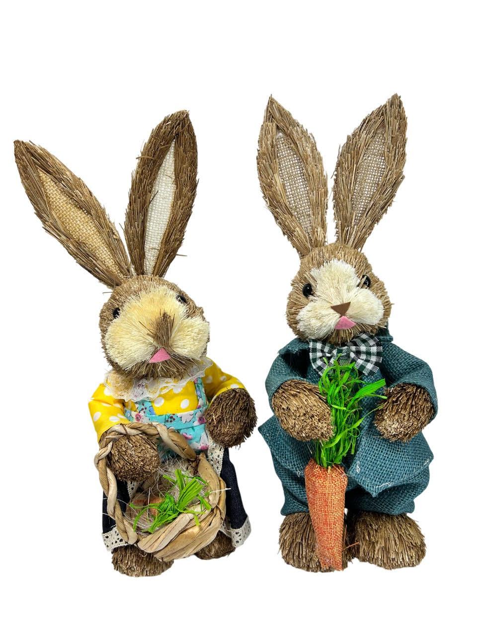 SET PAREJA DE CONEJOS DE PASCUA ¡OFERTA!