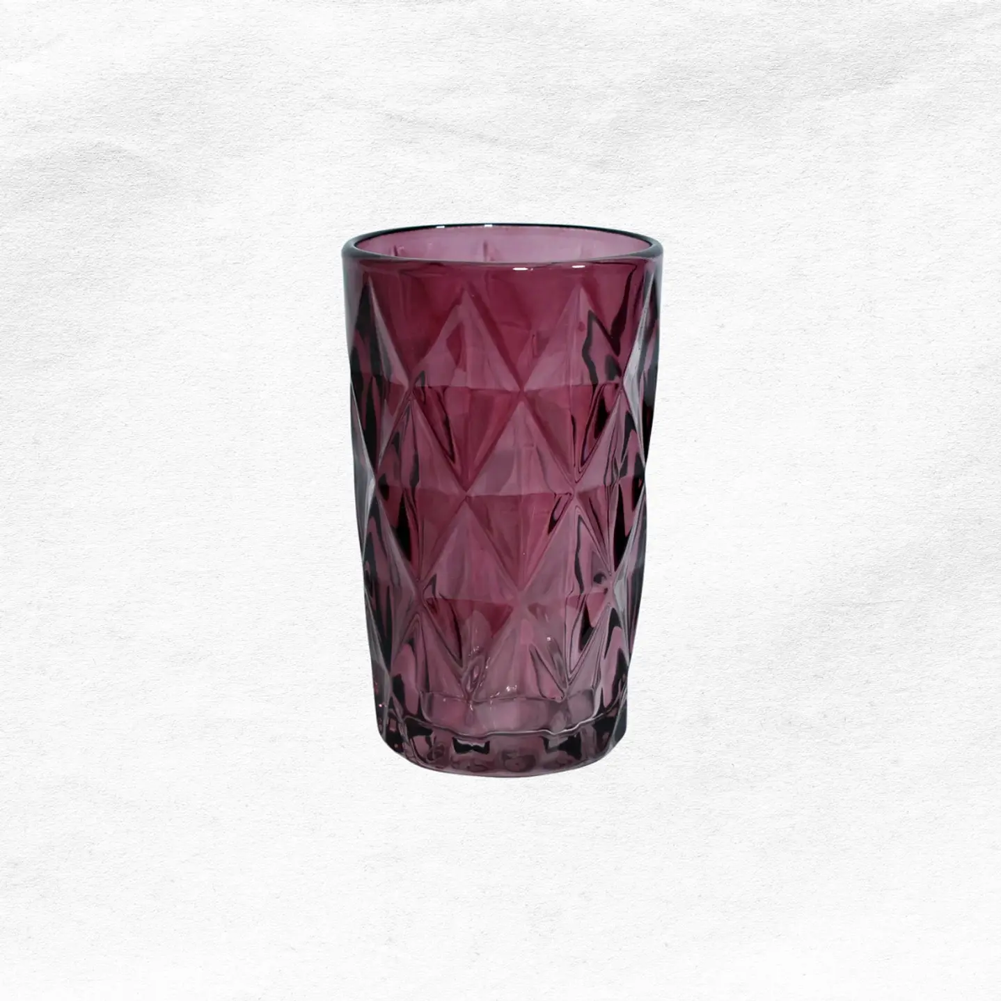 SET 6 VASOS ALTOS DIAMOND MORADO 330CC ¡OFERTA CYBER! - Imagen 4