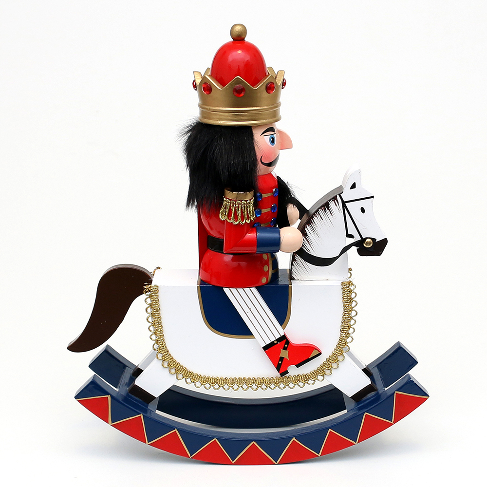 CASCANUECES A CABALLO 27CM ADORNO NAVIDEÑO ¡REMATE NAVIDAD! - Imagen 2