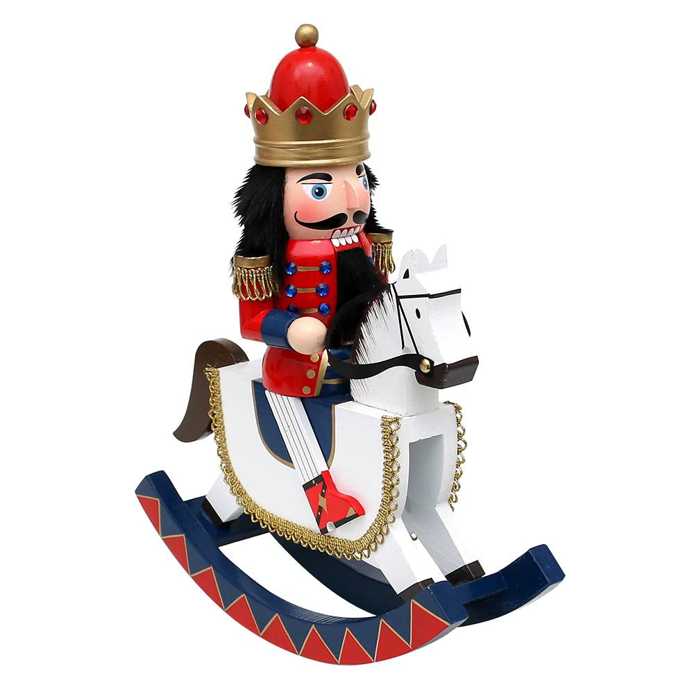 CASCANUECES A CABALLO 27CM ADORNO NAVIDEÑO ¡REMATE NAVIDAD! - Imagen 3