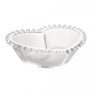BOWL ENSALADERA DE VIDRIO CORAZÓN 27CM ¡OFERTA CYBER!