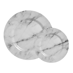 SET 12 PIEZAS VAJILLA MÁRMOL PARA 6 PERSONAS ¡OFERTA CYBER!