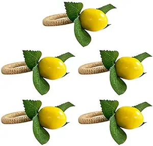 SET 6 PORTA SERVILLETA LIMÓN SICILIANO ¡OFERTA CYBER!