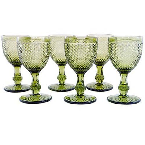 SET 6 COPAS DIVINE VERDE 300CC