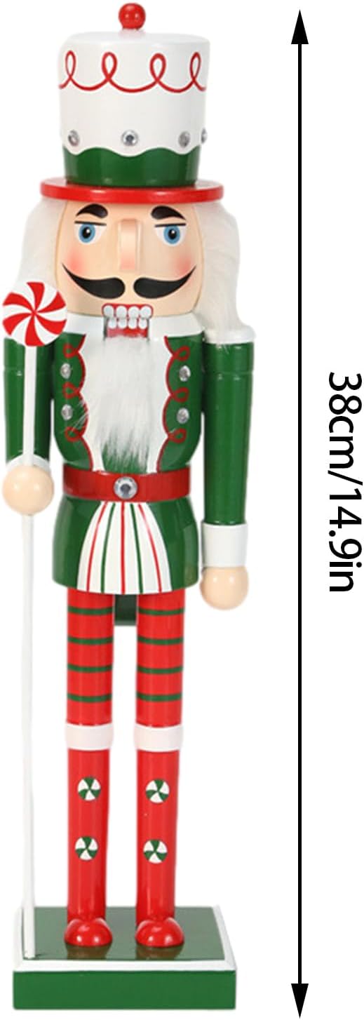 CASCANUECES SOLDADO 38CM ADORNO NAVIDEÑO - Imagen 3