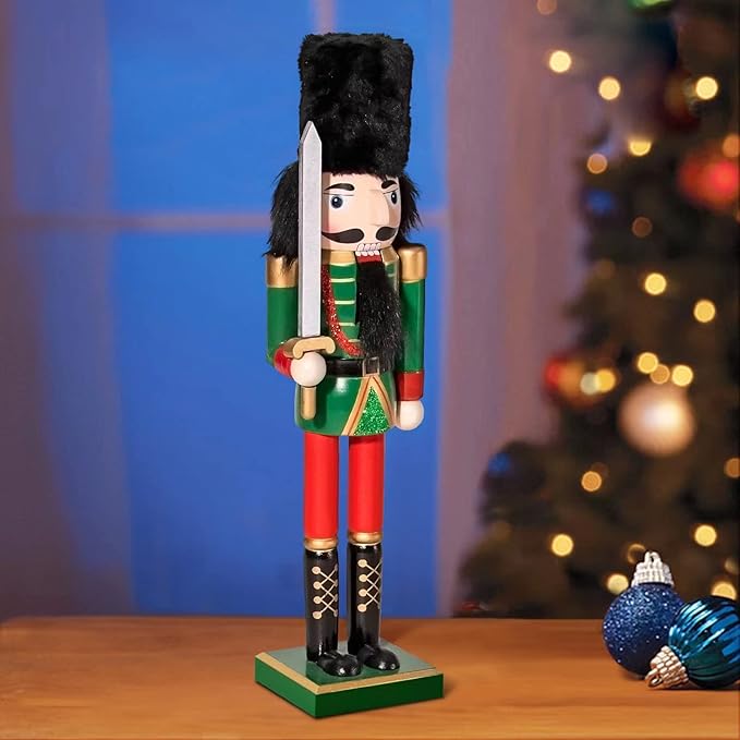CASCANUECES SOLDADO 38CM ADORNO NAVIDEÑO - Imagen 2