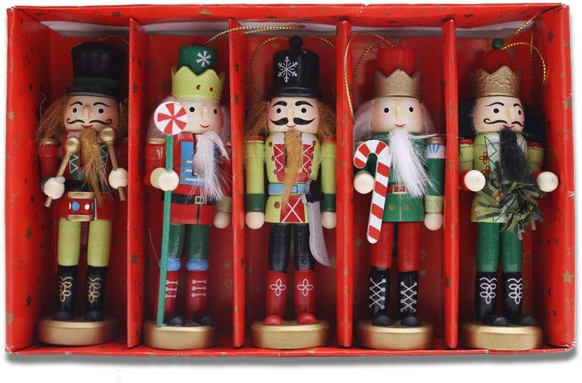 CASCANUECES 4 PIEZAS ADORNO NAVIDEÑO ¡REMATE NAVIDAD! - Imagen 3