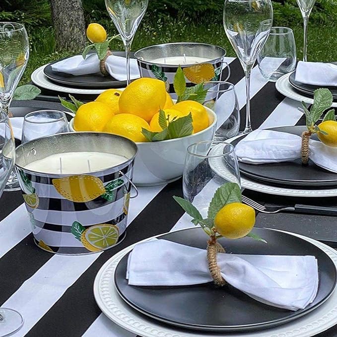 SET 6 PORTA SERVILLETA LIMÓN SICILIANO ¡OFERTA CYBER! - Imagen 2