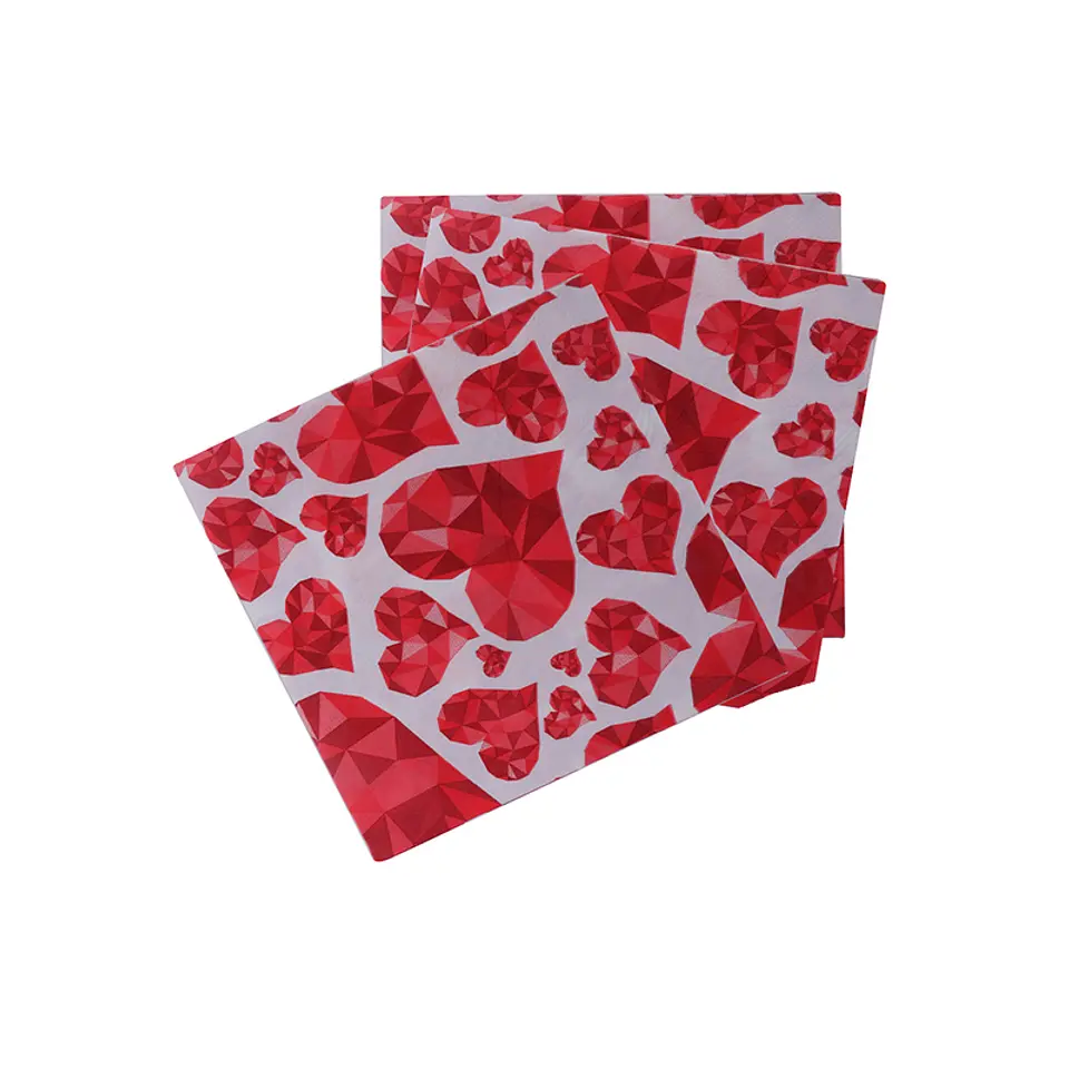 SERVILLETA DE PAPEL SAN VALENTIN 24 UNIDADES