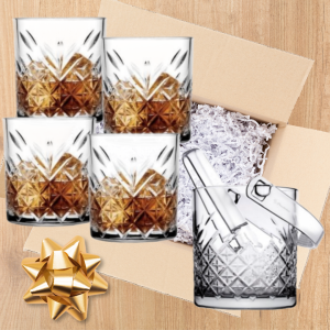 KIT DRINK WHISKY COLECCIÓN CRISTALERÍA TALLADA