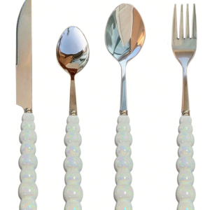 SET CUCHILLERÍA PERLA PARA 6 PERSONAS 24 PIEZAS ¡OFERTA CYBER!