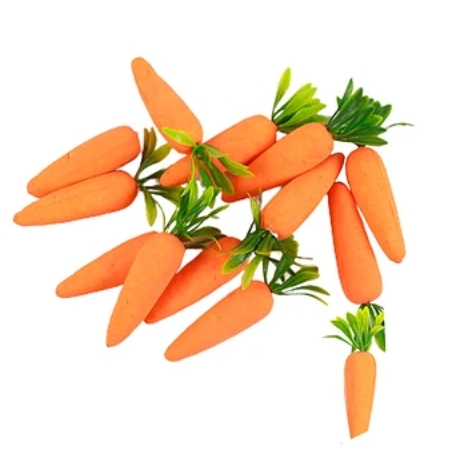 ZANAHORIAS DE PASCUA 12CS 6CM ¡OFERTA DE PASCUA!