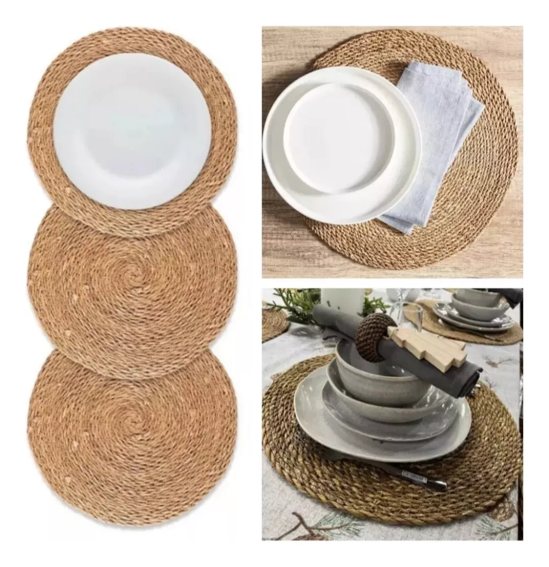 SET 6 INDIVIDUALES RÚSTICOS 35 CM ¡OFERTA CYBER! - Imagen 6
