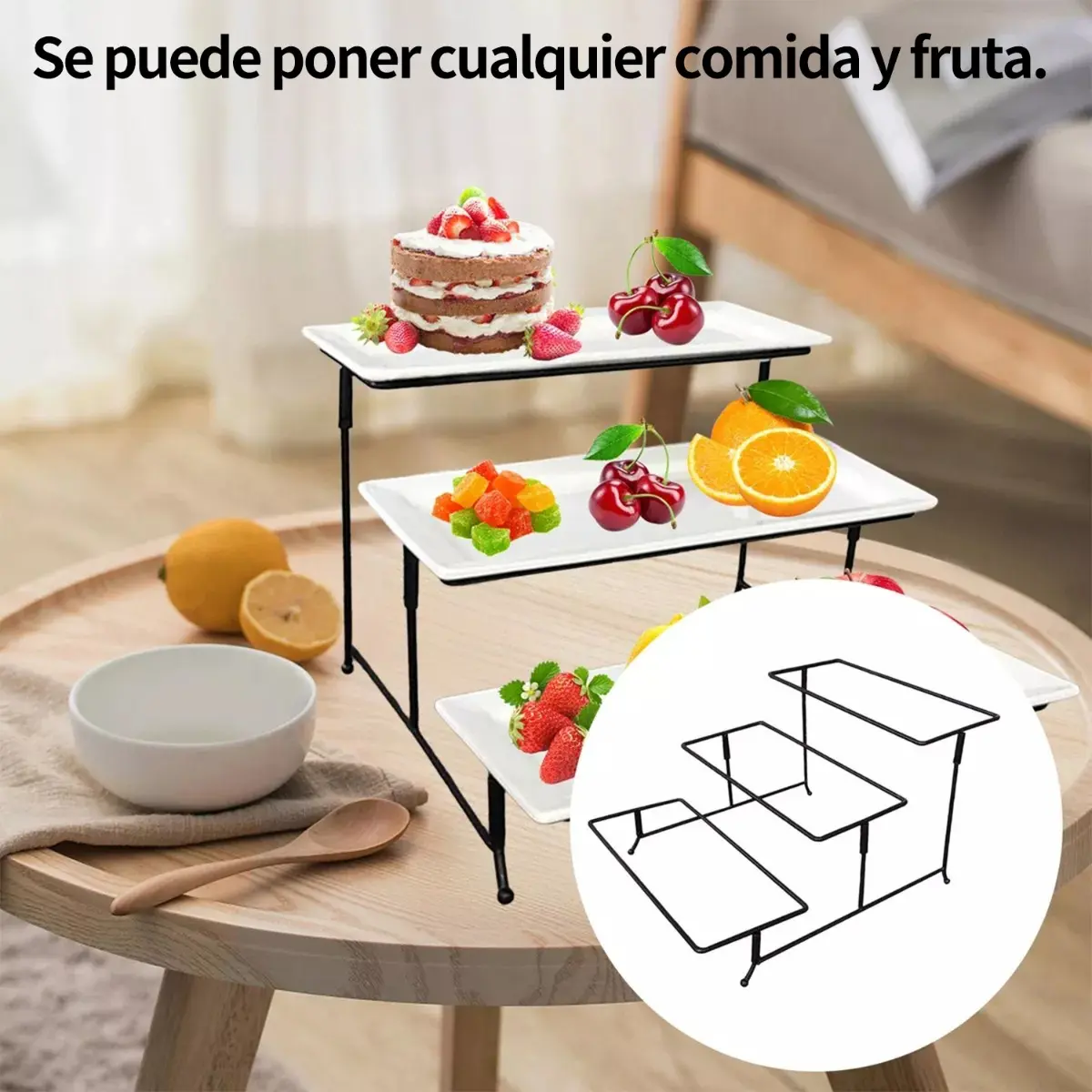 ALZADOR DE METAL 3 PISOS ¡OFERTA CYBER! - Imagen 4
