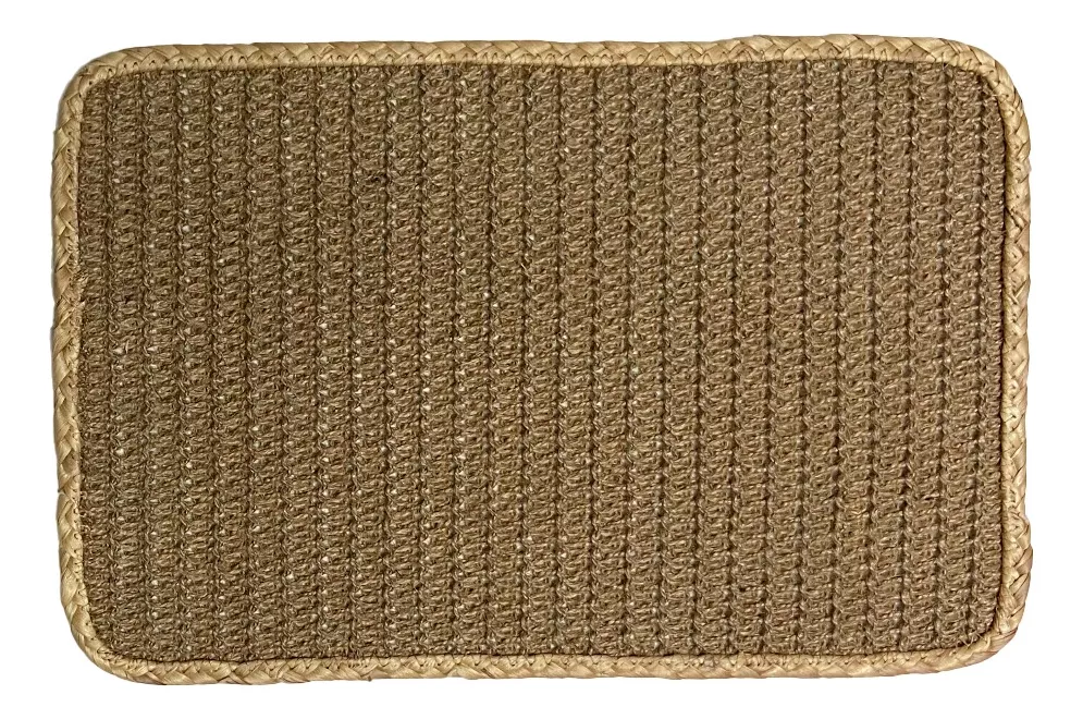 SET CN 4 INDIVIDUAL RATTAN NATURAL 34CM REDONDO