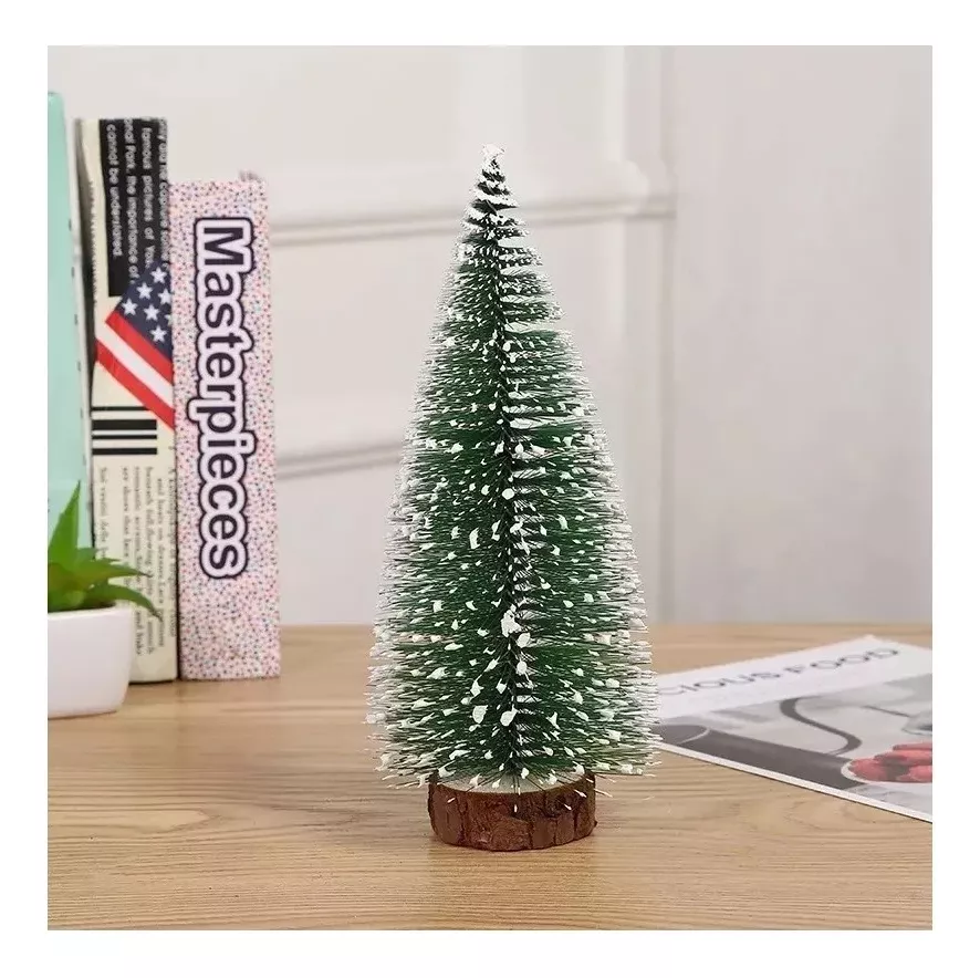 SET 3 MINI ÁRBOLES DECORATIVAS NAVIDAD 17CM - Imagen 2