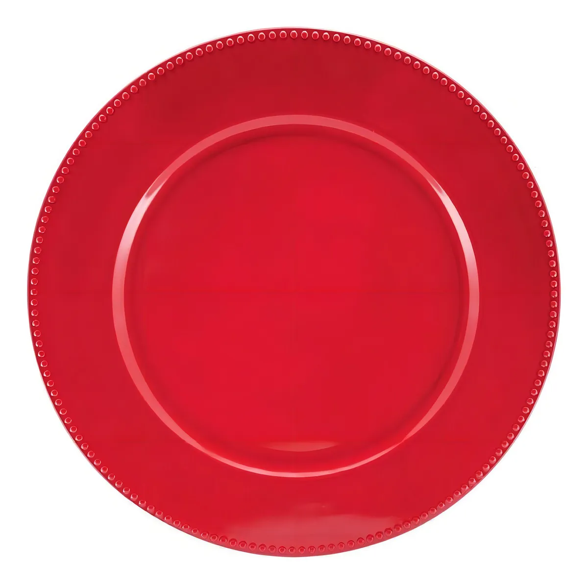 PLATO ROJO PLANO 27CM ¡OFERTA CYBER! - Imagen 2