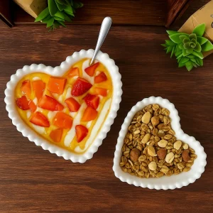 SALSERO DE CERAMICA CORAZÓN PEQUEÑO !OFERTA CYBER!