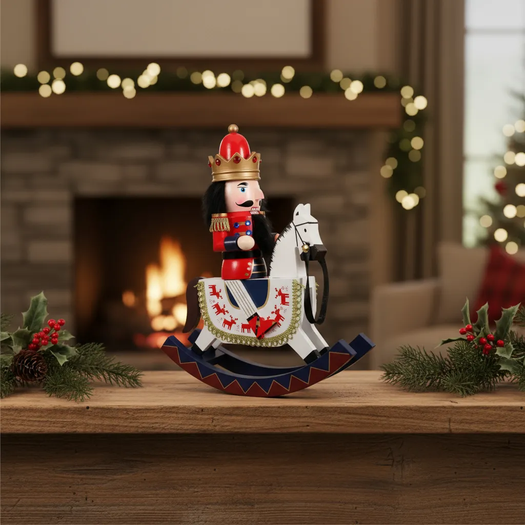 CASCANUECES A CABALLO 27CM ADORNO NAVIDEÑO ¡REMATE NAVIDAD! - Imagen 8