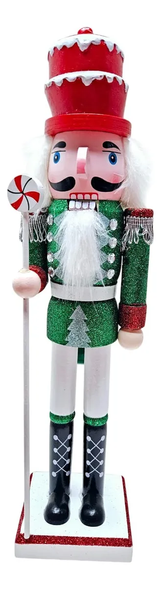 CASCANUECES SOLDADO 38CM ADORNO NAVIDEÑO - Imagen 5