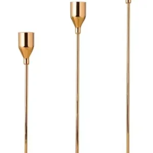SET 3 PIEZAS CANDELABRO DE METAL