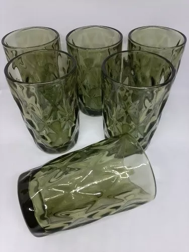 SET 6 VASOS ALTOS DIAMOND VERDE 330CC ¡OFERTA CYBER! - Imagen 2