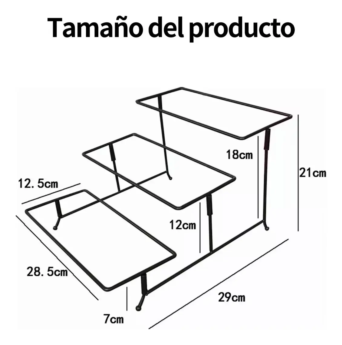 ALZADOR DE METAL 3 PISOS ¡OFERTA CYBER! - Imagen 3