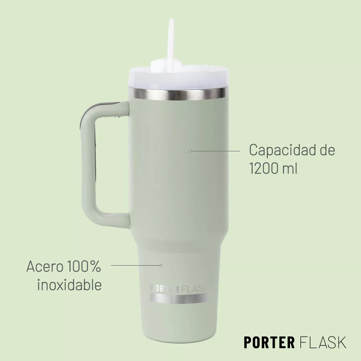 VASO TERMICO ACERO INOXIDABLE 1.2L - Imagen 3