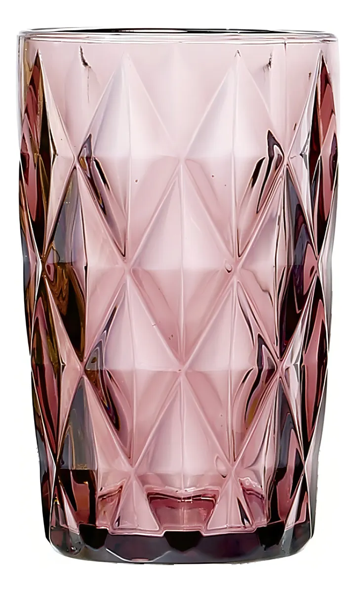 SET 6 VASOS ALTOS DIAMOND MORADO 330CC ¡OFERTA CYBER! - Imagen 3
