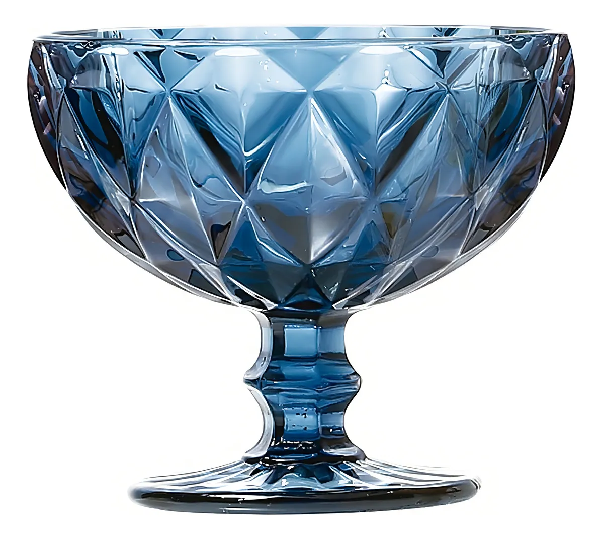 SET 6 COPAS PARA POSTRE DIAMOND AZUL 400CC - Imagen 3
