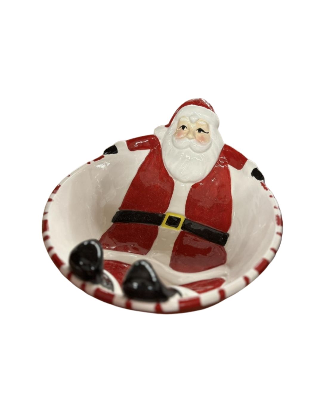 POCILLO DE CERAMICA PASCUERO SANTA CLAUS