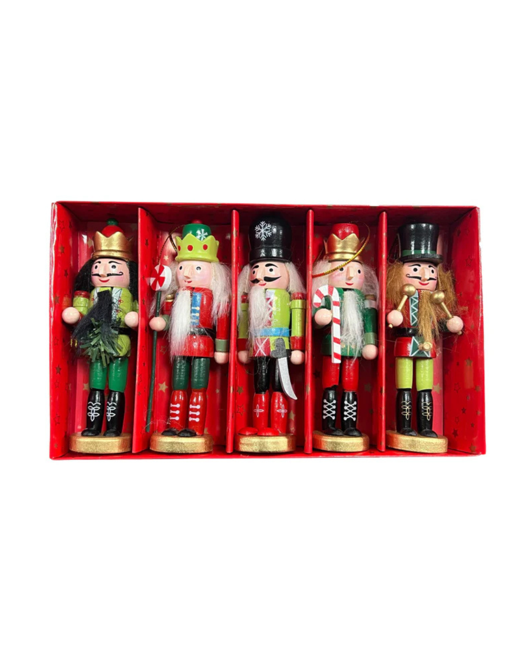 CASCANUECES 4 PIEZAS ADORNO NAVIDEÑO ¡REMATE NAVIDAD!