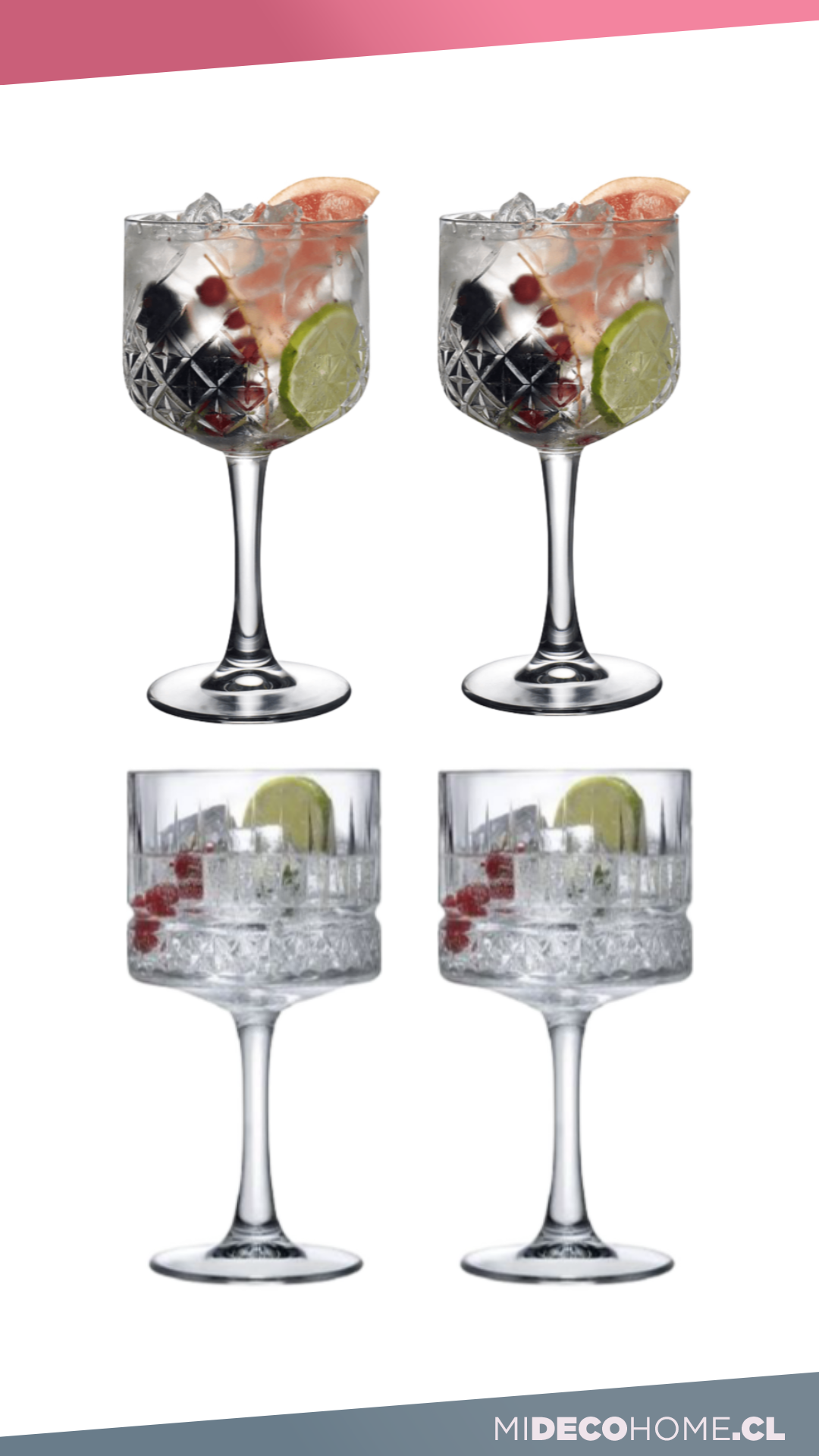 KIT DRINK COPAS GIN/RAMAZZOTI/APEROL - Imagen 5