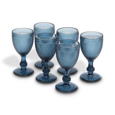 SET 6 COPAS DIVINE AZUL 300CC