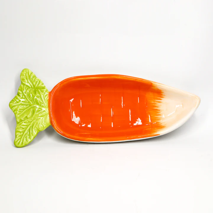 FUENTE CONEJO DE PASCUA CERAMICA 25CM LARGO